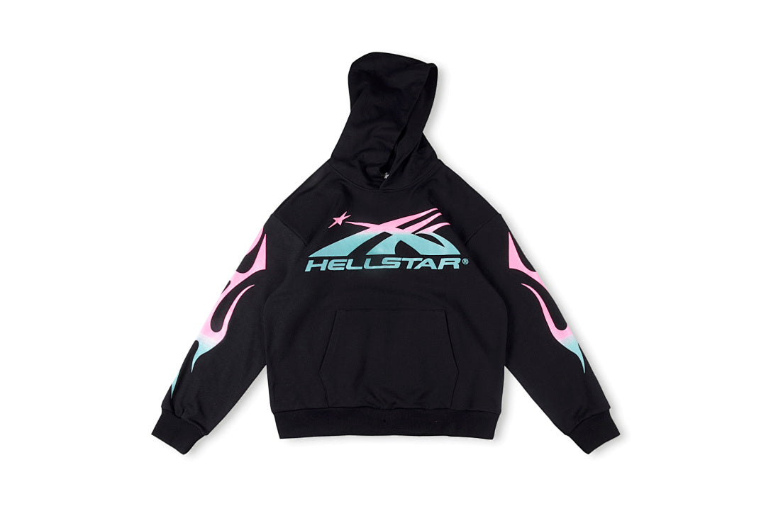 Hellstar Studios Sample Blank Rainbow Hoodie - Black - product image 1