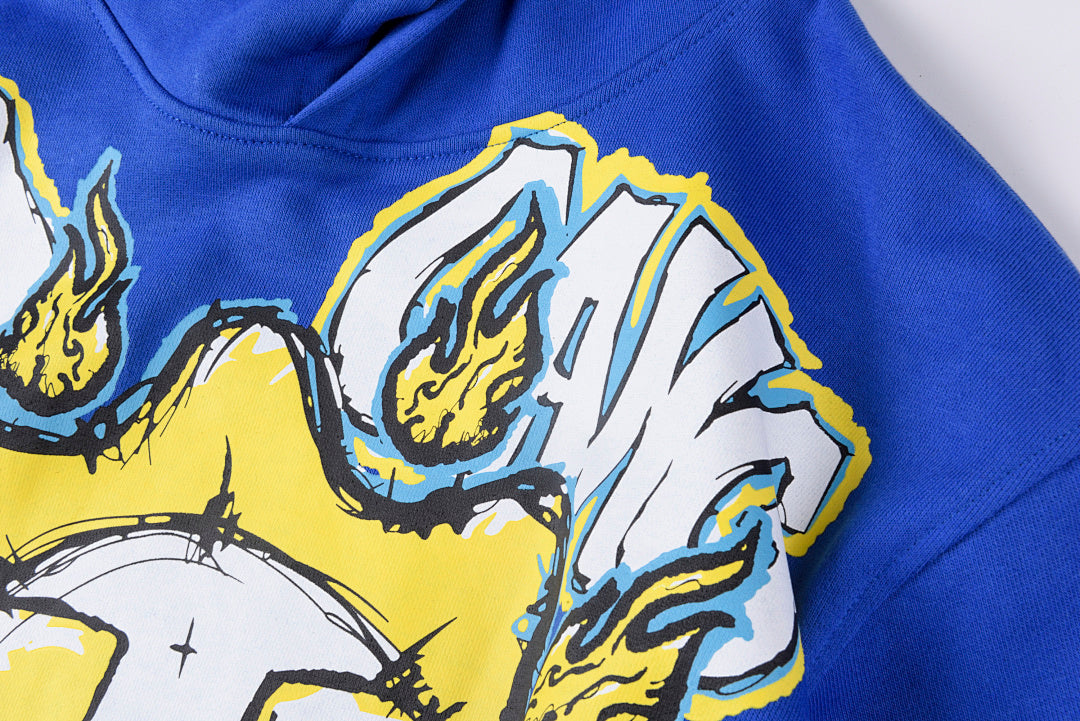 Glo Gang Boyz Worldwide Lightning Eye Cartoon Hoodie - Light Blue - product image 9