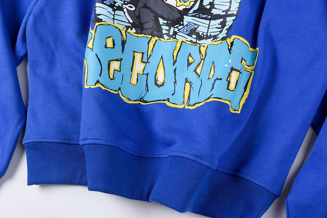 Glo Gang Boyz Worldwide Lightning Eye Cartoon Hoodie - Light Blue - product image 12