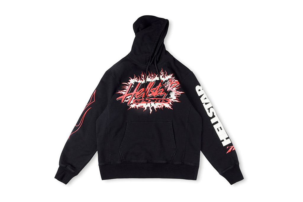 Hellstar Studios Airbrushed Skull Washed Hoodie - Black - product image 1