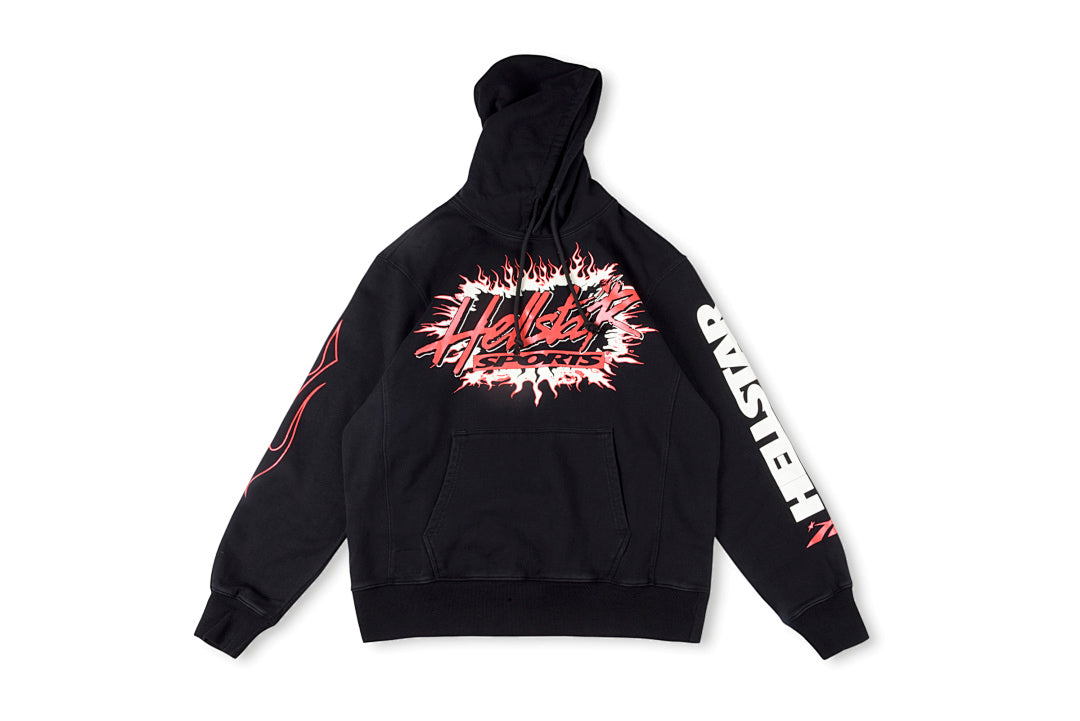 Hellstar Studios Airbrushed Skull Washed Hoodie - Black - product image 1