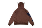 Hellstar Studios Airbrushed Bones Embroidered Hoodie - Burgundy - product image 2