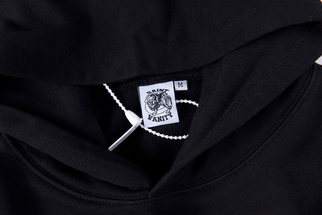 Saint Vanity As Seen on Instagram Cotton Hoodie - Black - product image 4