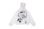 Hellstar Studios Records Hoodie - Light Gray - product image 1