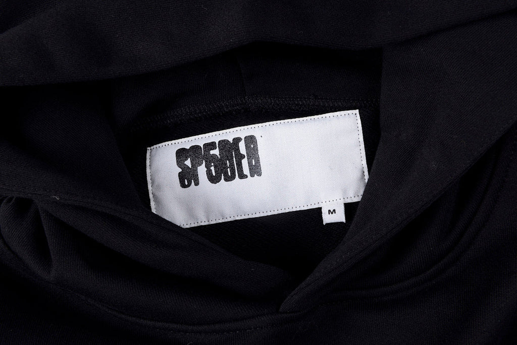 Sp5der 555555 Classic Web Print Hoodie - Black - product image 6