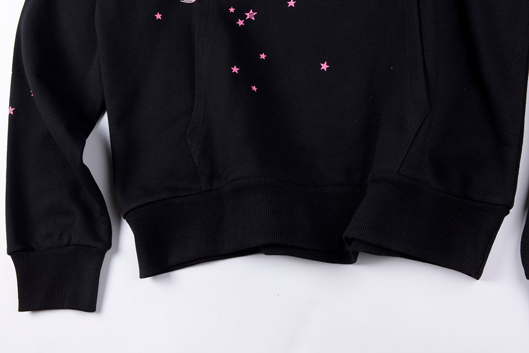 Sp5der 555555 Classic Web Print Hoodie - Black - product image 10