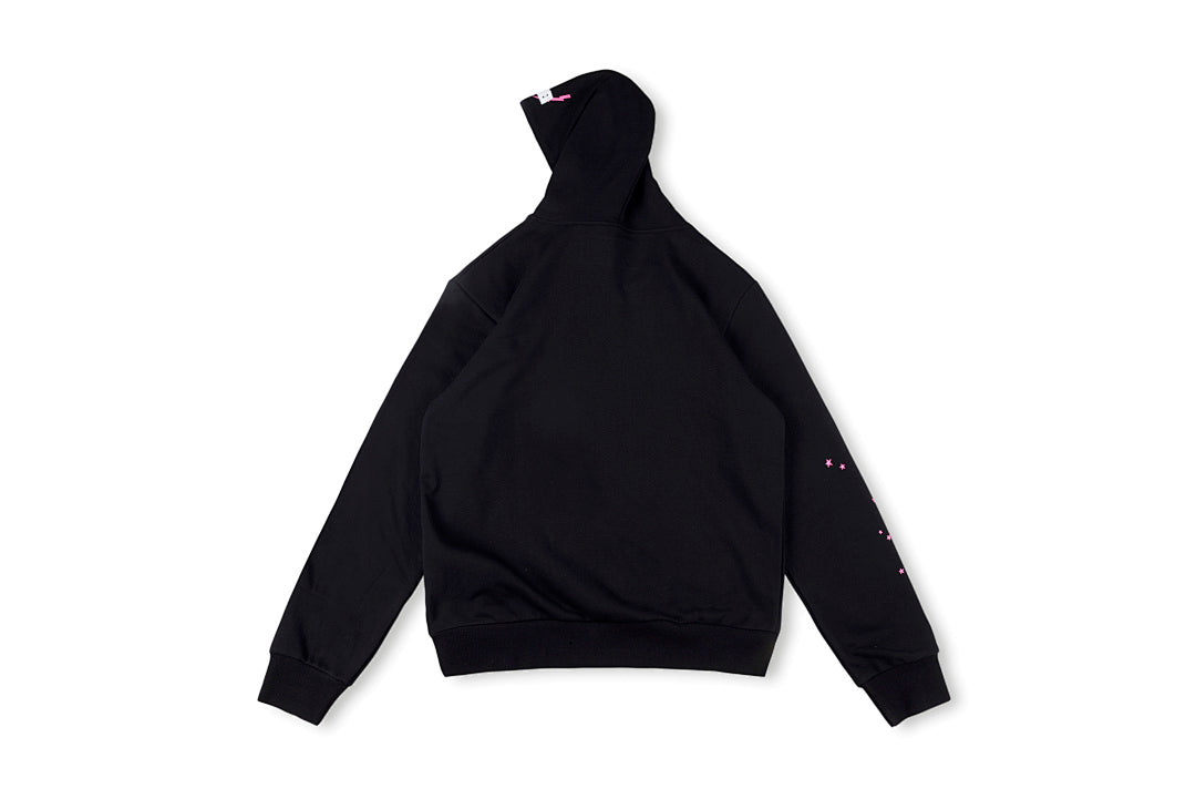 Sp5der 555555 Classic Web Print Hoodie - Black - product image 2