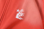 Hellstar Studios Path To Paradise Washed Zip-Up Hoodie - Red - product image 9