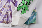 Hellstar Studios Tie-Dye Embroidery Patchwork Hoodie - Light Gray - product image 7