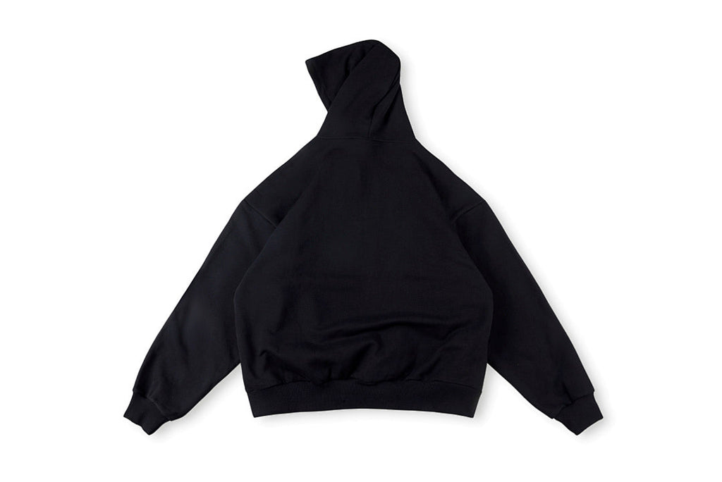 Saint Vanity Letter Print Minimal Cotton Hoodie - Beige - product image 3