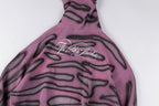 Hellstar Studios Classic Logo Airbrush Zip-Up Hoodie - Burgundy - product image 15
