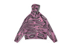 Hellstar Studios Classic Logo Airbrush Zip-Up Hoodie - Burgundy - product image 1