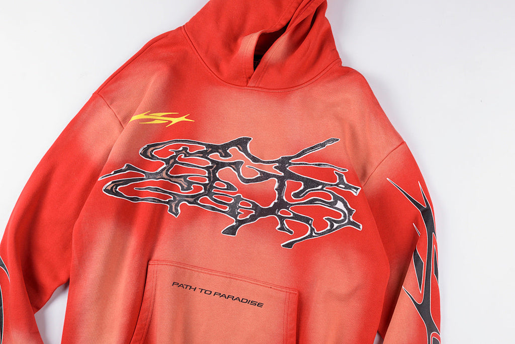 Hellstar Studios Washed Red Hoodie - product image 9