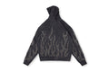 Hellstar Studios Washed Beaded Hoodie - Charcoal - product image 2