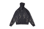 Hellstar Studios Washed Beaded Hoodie - Charcoal - product image 1