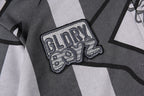 Glo Gang The Glory Cartoon Embroidered Full Zip Hoodie - Charcoal / Light Gray - product image 7