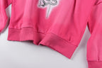 Lost Intricacy Lavender Washed Full Zip Hoodie - Pink - product image 10