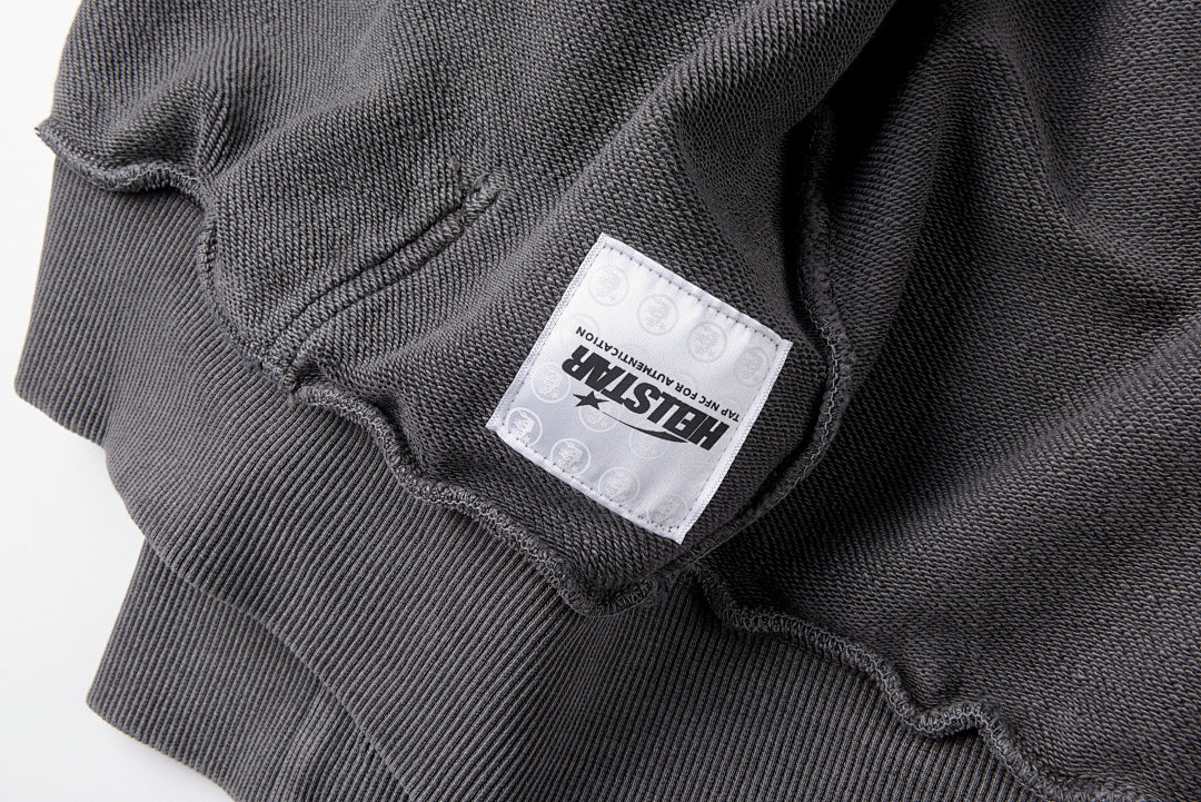 Hellstar Studios Washed Cotton Full Zip Hoodie - Gray - product image 4