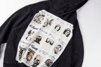 Saint Vanity Patchwork Portrait Pullover Hoodie - Black - product image 11