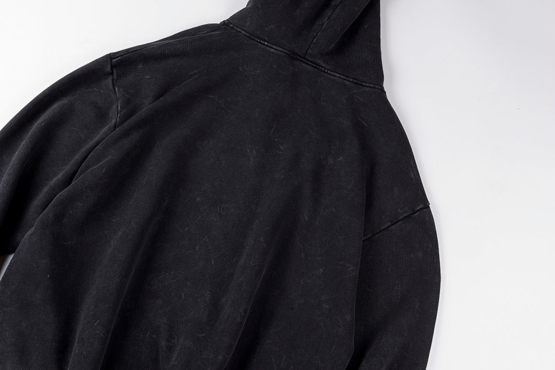 Saint Vanity Patchwork Portrait Pullover Hoodie - Black - product image 13