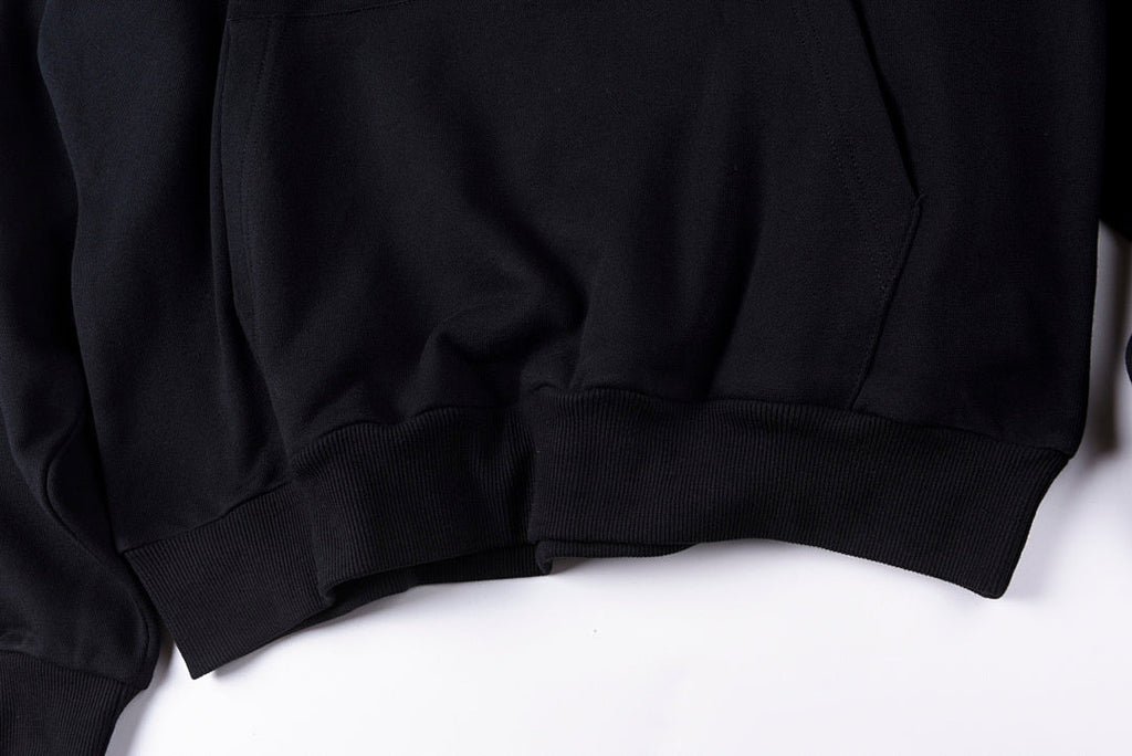 Bold Floral Accent Black Hoodie - product image 6