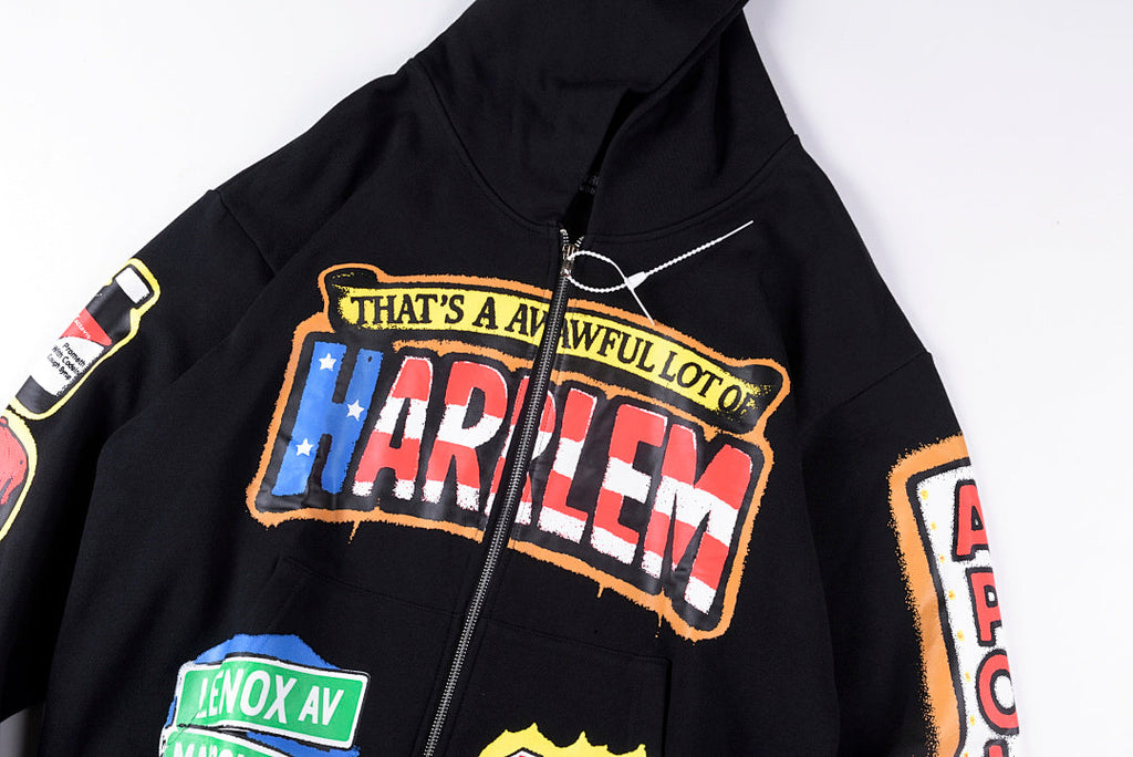 That's A Awful Lot Of Cough Syrup Vintage Street Casual Matching Set Hoodie - Black - product image 4