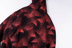 Sp5der 555555 Worldwide Vintage Red-Black Plaid Spider Web Hoodie - Burgundy - product image 10