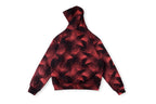 Sp5der 555555 Worldwide Vintage Red-Black Plaid Spider Web Hoodie - Burgundy - product image 2