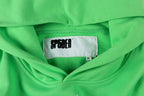 Sp5der 555555 Worldwide Spider Web Rhinestone Hoodie - Green - product image 4