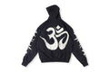 Hellstar Studios American Street Washed Distressed Hoodie - Navy Black - product image 2