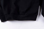 Saint Vanity Letter Print American Casual Cotton Hoodie - Black - product image 4