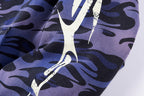 Hellstar Studios Red Black Camo Casual Hoodie - Navy / Green / Red Burgundy - product image 6