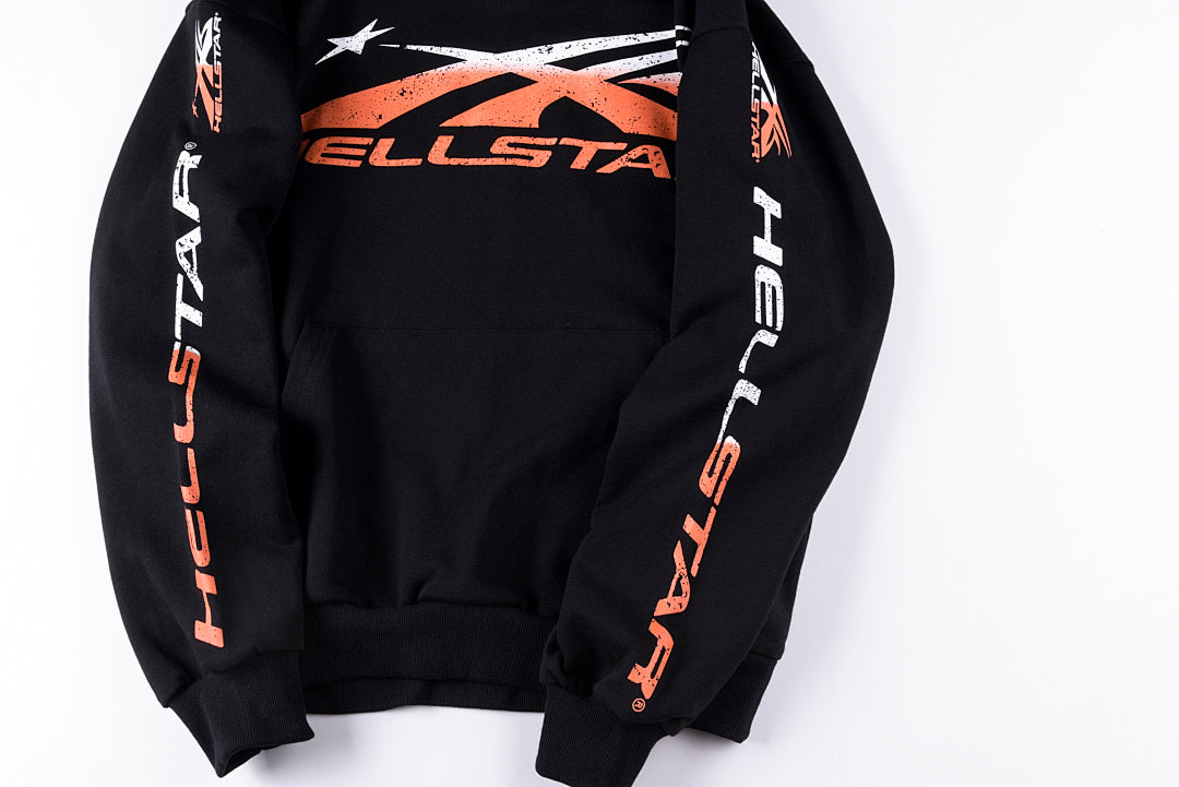 Hellstar Studios Gradient Print Casual Set Hoodie - Black - product image 8