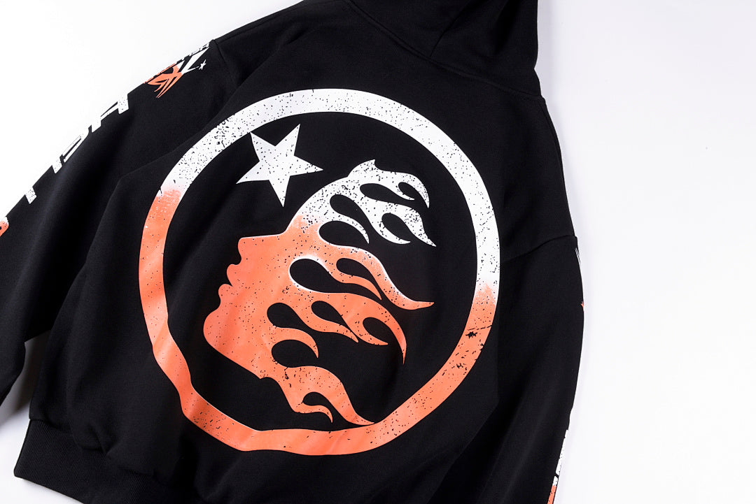 Hellstar Studios Gradient Print Casual Set Hoodie - Black - product image 12