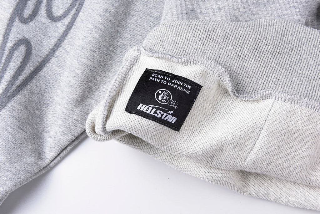Hellstar Studios Side Zip Casual Set Hoodie - Light Gray - product image 4