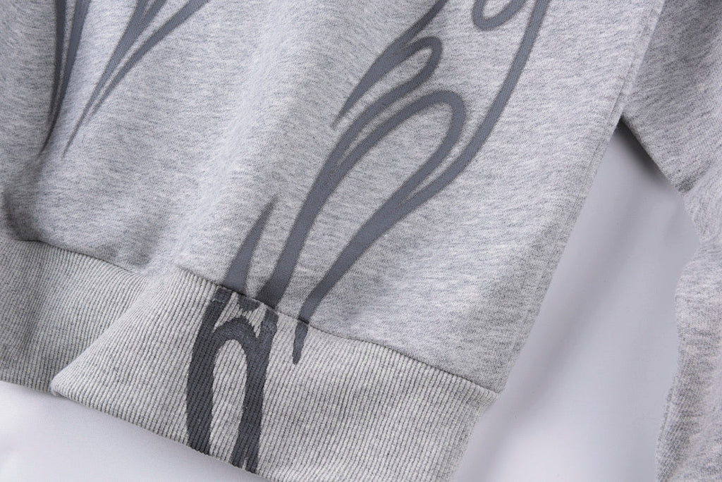 Hellstar Studios Side Zip Casual Set Hoodie - Light Gray - product image 12