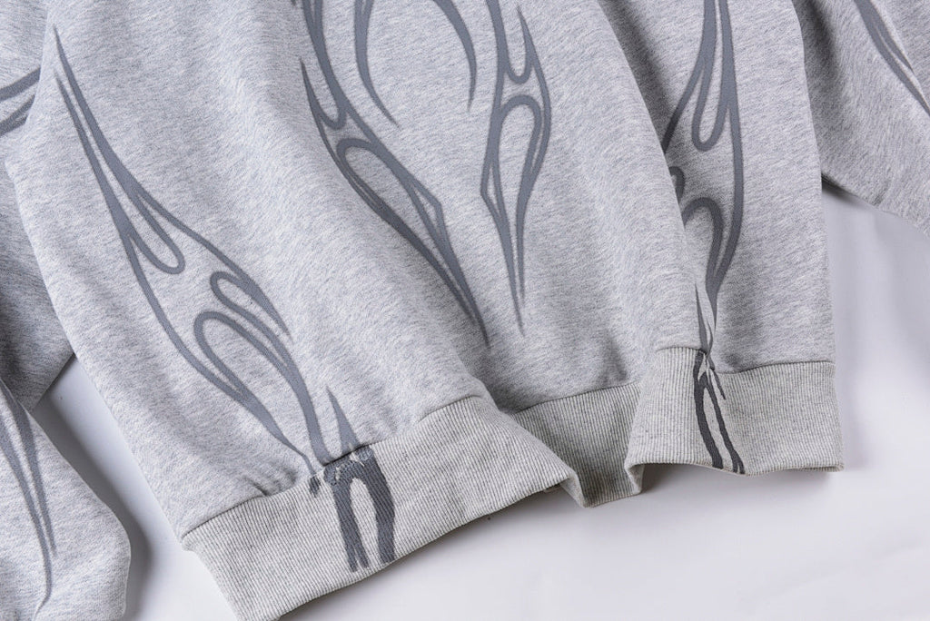 Hellstar Studios Side Zip Casual Set Hoodie - Light Gray - product image 13