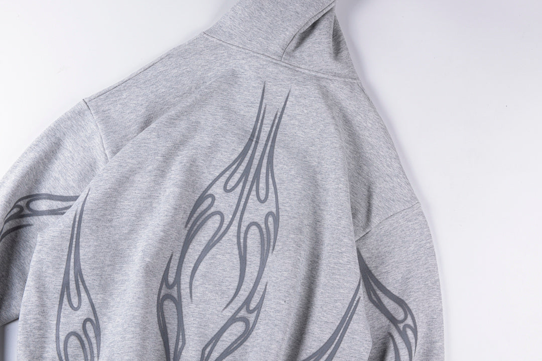 Hellstar Studios Side Zip Casual Set Hoodie - Light Gray - product image 14