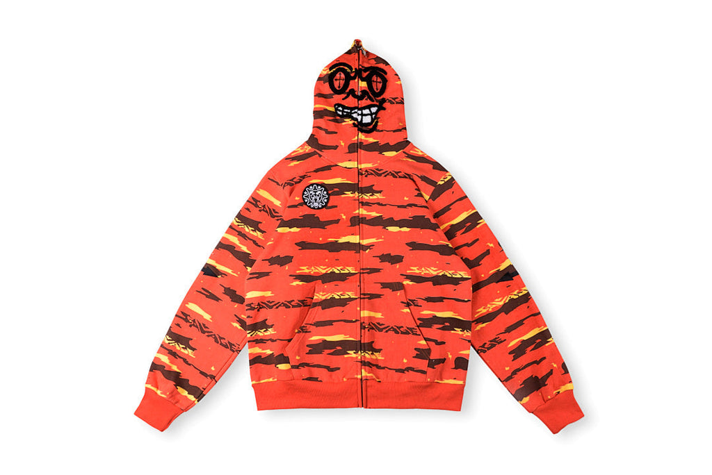 Glo Gang The Glory Full Zip Hoodie - Red - product image 1