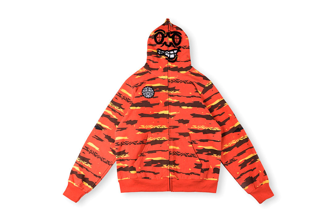 Glo Gang The Glory Full Zip Hoodie - Red - product image 1
