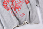 Saint Vanity Vintage Print Cotton Crewneck Sweatshirt Vol. II - Light Gray - product image 11