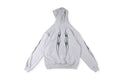 Hellstar Studios Flame Print Cotton Hoodie - Light Gray - product image 2