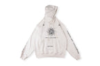 Hellstar Studios Meditation Theme Hoodie - Light Gray - product image 1