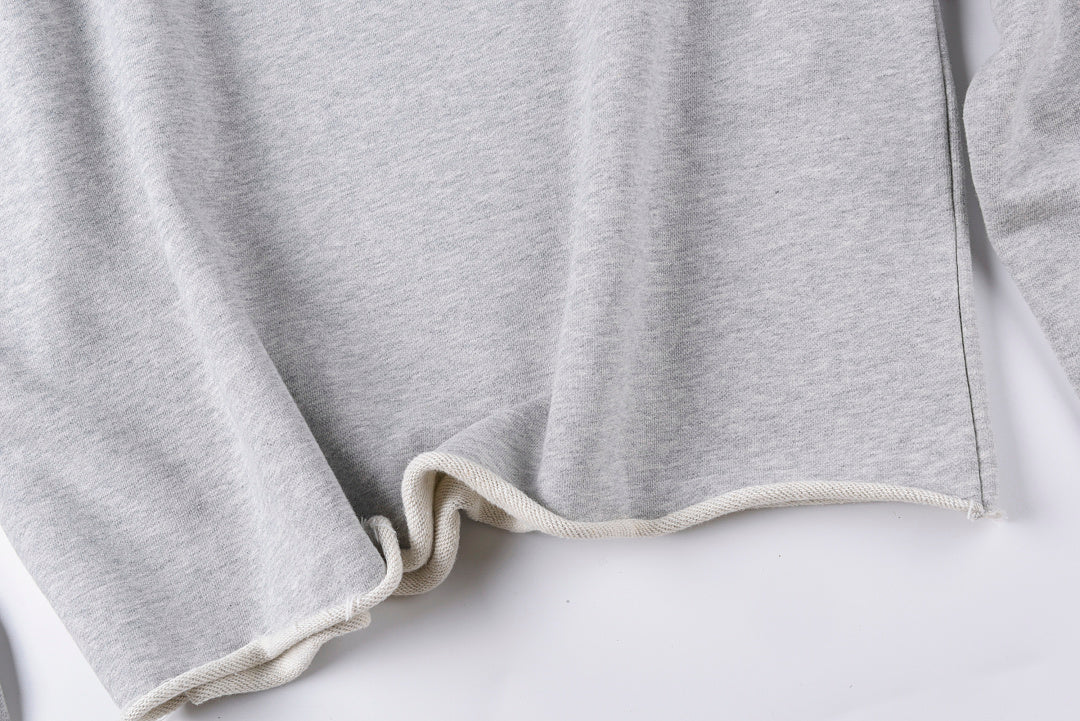 Saint Vanity Vintage Print Cotton Crewneck Sweatshirt - Light Gray - product image 9