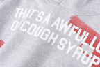 That's A Awful Lot of Cough Syrup Pistol Print Hoodie - Light Gray - product image 6