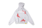 That's A Awful Lot of Cough Syrup Pistol Print Hoodie - Light Gray - product image 1