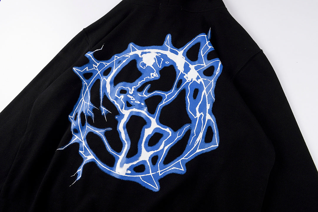 Revenge Lightning Logo Hoodie - Black - product image 10