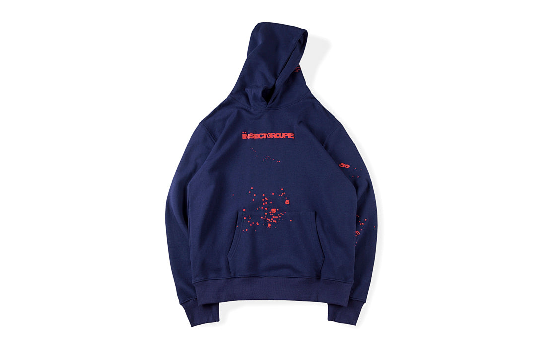 Sp5der Worldwide 555555 20SS Hoodie & Pants Athletic Set - Navy - product image 1