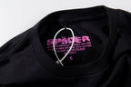 Sp5der 555555 Pink Letter Long Sleeve T-Shirt - Black - product image 3