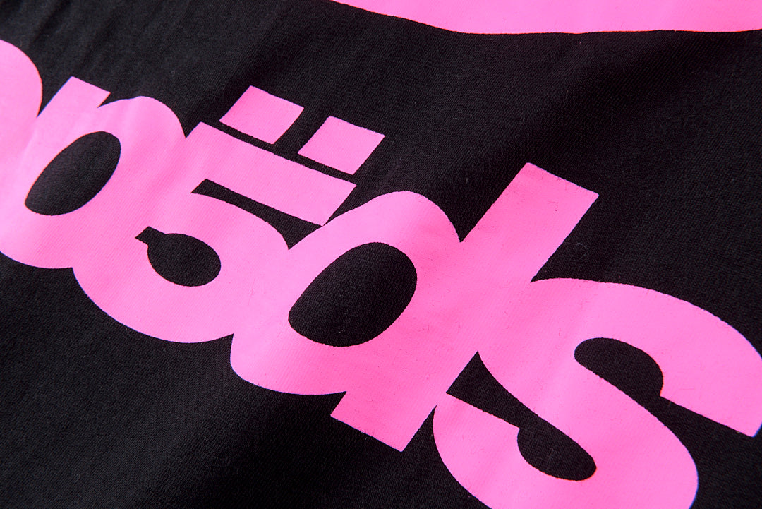 Sp5der 555555 Pink Letter Long Sleeve T-Shirt - Black - product image 7